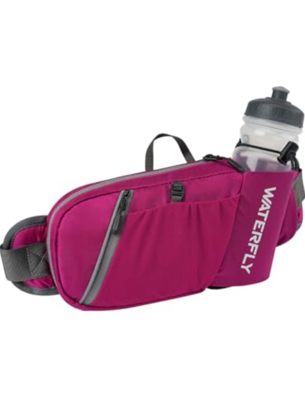 Water Bottle Fanny Pack Hiking Hydration Belt Nylon Running Waist Pack